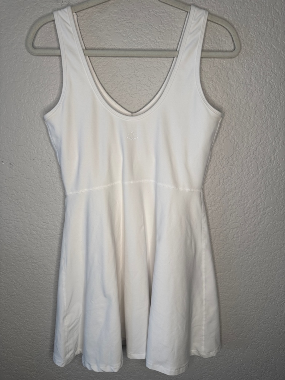 Beyond Yoga Spacedye Movement Dress White Tennis Dress Skort Medium - Picture 3 of 7